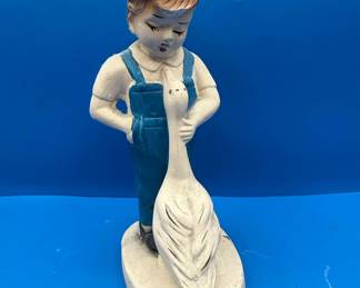 Collection of Vintage Chalkware Carnival Prizes - Dog Figurines
