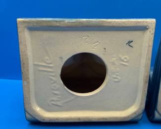 Roseville Pottery Zephyr Lily Bookends