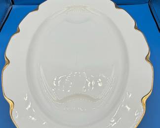 Haviland Limoges Silver Anniversary Punch Bowl Set