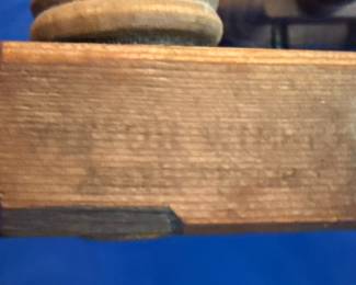 Antique Saxony-Style Spinning Wheel