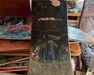 Vintage 1980s Skateboard Deck Collection (Santa Cruz, Vision, and Generic)