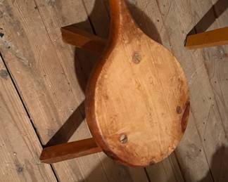 Vintage Wooden Milking Stool