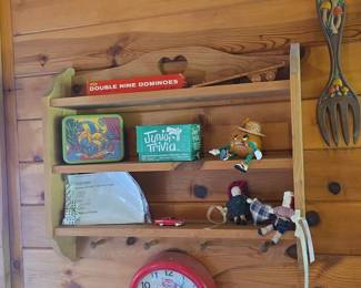 Heart Cutout Wall Shelf