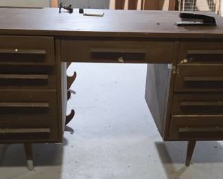 Vintage SixDrawer Desk