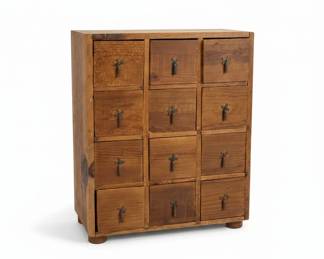 Wooden Apothecary Chest