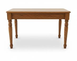 Oak Ladder Back Dining Chairs Table with one drawer
