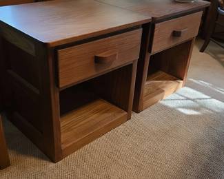 Rustic Pine Nightstands