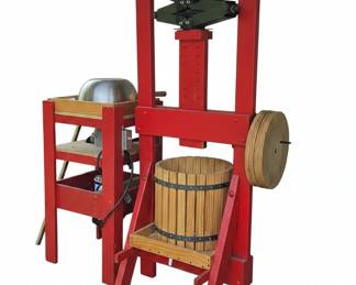 Homemade cider press and grinder second image
