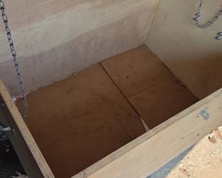 Rolling Plywood Storage Chest