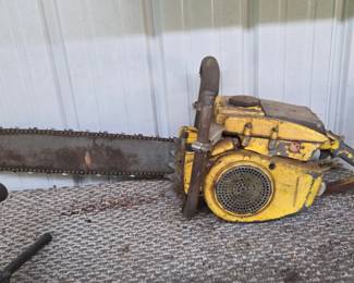 Vintage McCulloch Chainsaw