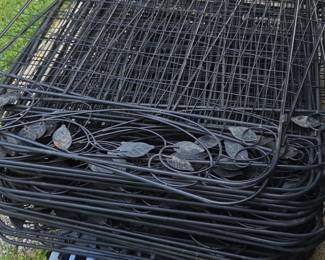 Decorative Metal Garden Fence Panels