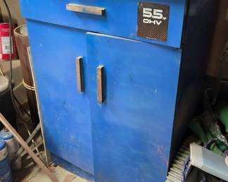 Blue Metal Tool Cabinet