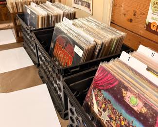 Over 500 vinyl records