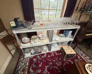 Plant stand, Slovakia Crystal, Waterford, Crystal,