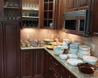 Pyrex, Corning Ware, stemware