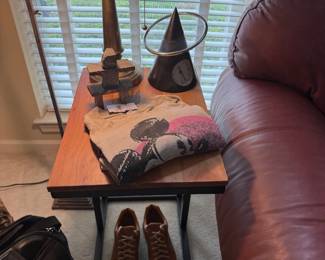 Wooden Side Table, Shoes, Disney Clothing, Desk Lamp