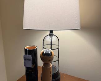 Japanese Bamboo Vase, Table Lamp