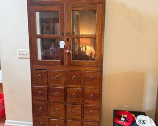 Arched Apothecary Display Cabinet
