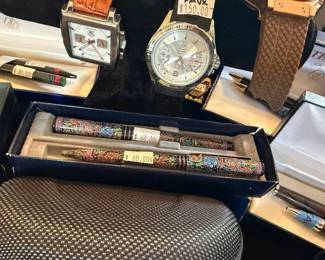 Pens, Watches 