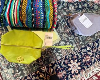 Longchamp Coin Purse, Tory Burch Makeup Bag