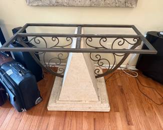 Decorative Glass Top Table 