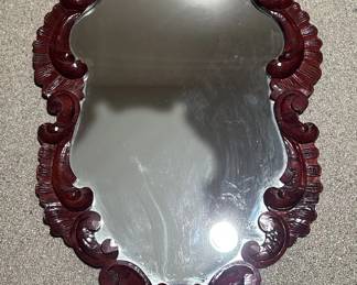 Vintage Hand Carved Mirror from Spain purchased 1976