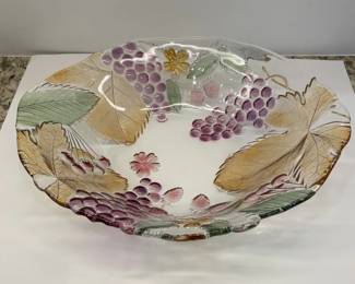 Vintage Mikasa Crystal Salad Bowl