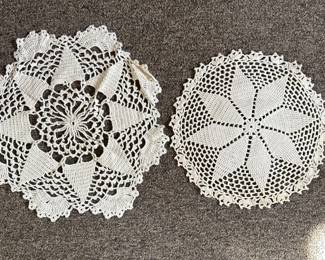 Vintage Hand madeCrocheted Doilies, Have Many
