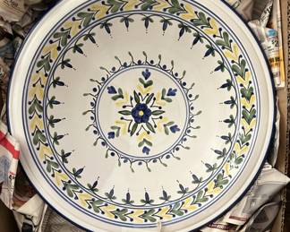 Le Souk Tunisia Dinner Plate 18" across