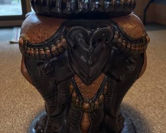 Vintage Ceramic Elephant Statue