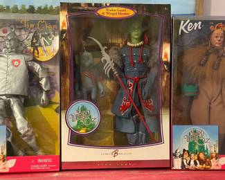 Tin Man, soldier, Lion Barbie 1999
