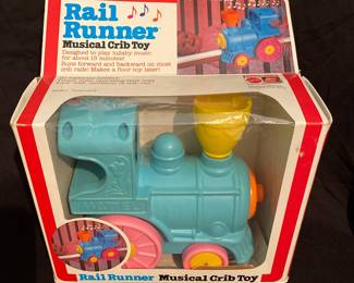 Train musical crib toy NIB