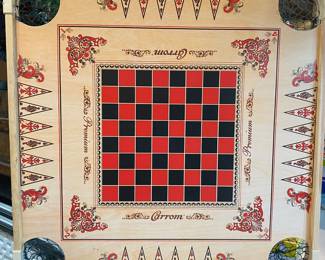 2-sided vintage-style game board