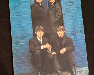 1964 NEMS Enterprises notebook featuring a lithograph of The Beatles by Louis F. Dow Co.