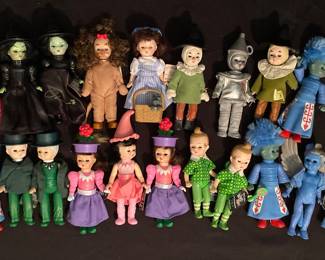 Madame Alexander Wizard of Oz dolls from McDonald's Happy Meal sets released in 2007 and 2008