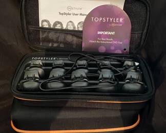 InStyler TOPSTYLER ceramic styling shell set, a heated hair curler system.The set features 100% solid ceramic shells designed to heat hair from the root, (2 sets, NIB)