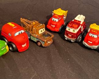 collection of Tonka Chuck & Friends (also known as Lil' Chuck & Friends) mini toy vehicles