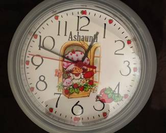 Strawberry Shortcake clock
