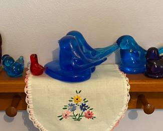 "Bluebird of Happiness" pieces, commonly crafted by artists at Terra Studios