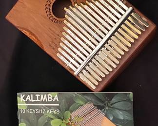 Kalimba musical instrument & booklet