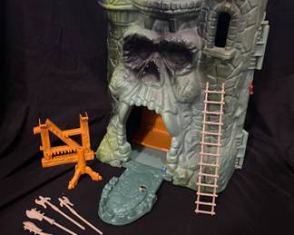 vintage 1981 Masters of the Universe Castle Grayskull playset produced by Mattel