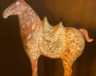 T'ang Dynasty Burial Horse with Saddle Archaeometric Dated to 1640