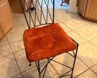 Metal kitchen chair