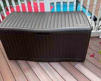 Sun cast cushions storage chest
