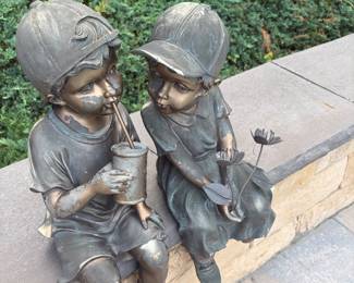 Decorative garden statues