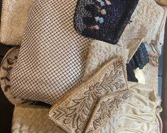 Antique and vintage purses.