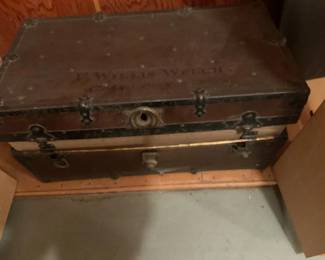 Antique Trunk by Willis Welch Grand Rapids
