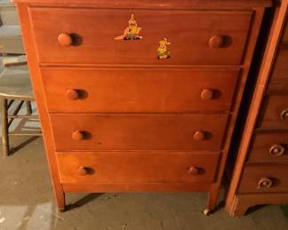 Dresser 4 Drawer on Casters