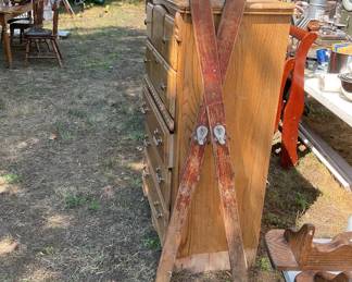 Vintage Skis - Wa ll. Hangers