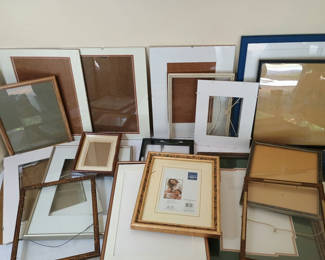 Lot 18: Blank frames